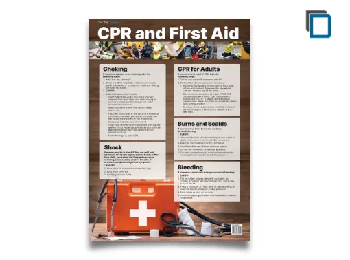 Picture of Multi-State CPR/First Aid Safety Poster (ENG)