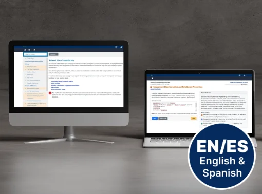 Picture of CA Employee Handbook Creator Online Tool (ENG) and (SP) Bundle