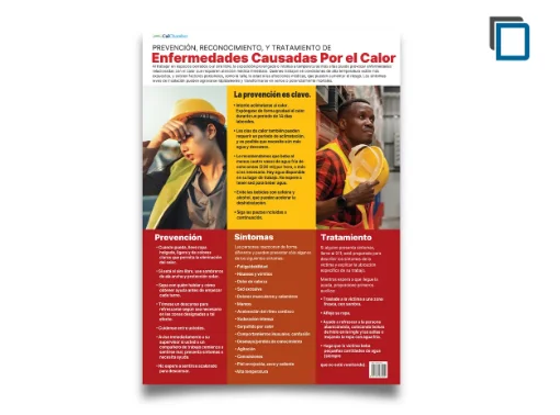 Picture of CA Heat Illness Safety and Prevention Poster (SP)
