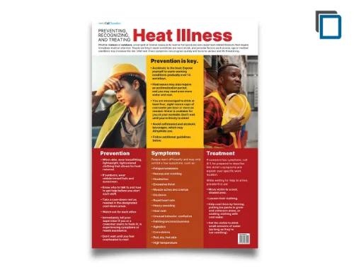 Picture of CA Heat Illness Safety and Prevention Poster (ENG)