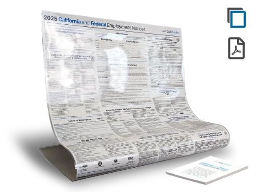 Picture of CA and Federal Labor Law Notices (ENG) Digital with Laminate Poster