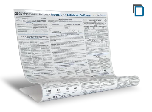 Picture of CA and Federal Labor Law Poster (SP) Laminate