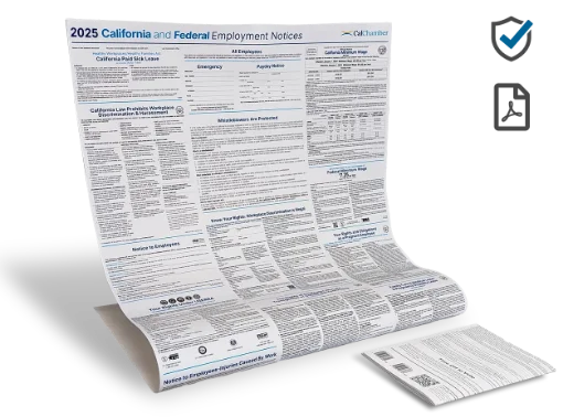 Picture of CA and Federal Labor Law Notices (ENG) Digital with Paper Poster Protect