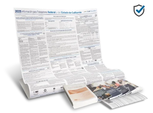 Picture of CA Required Notices (SP) Paper Poster Protect Bundle
