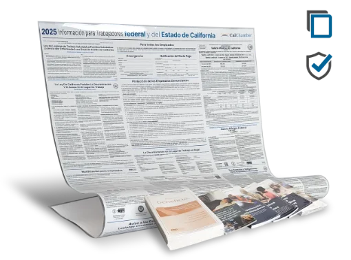 Picture of CA Required Notices (SP) Laminate Poster Protect Bundle