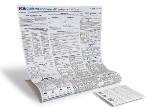 Picture of CA and Federal Labor Law Poster (ENG) Paper