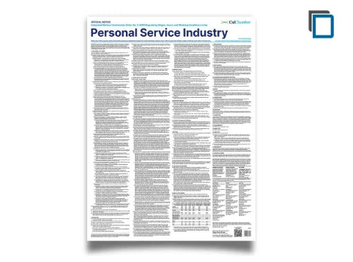 Picture of CA Wage Order Personal Services (ENG)