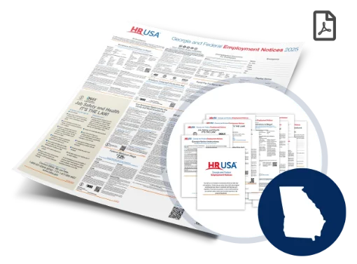 Picture of GA and Federal Labor Law Poster (ENG) Digital and Paper