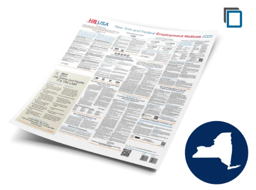 Picture of NY & Federal Labor Law Laminated Poster (ENG)