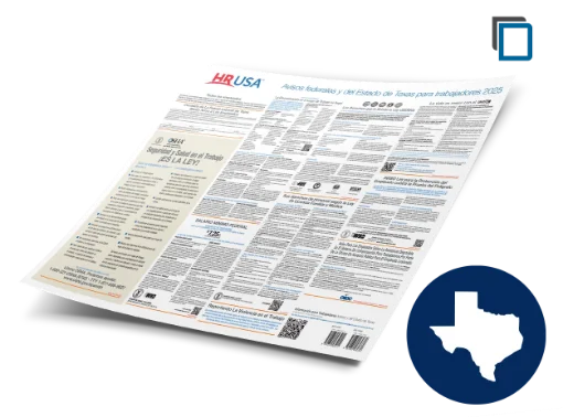 Picture of TX and Federal Labor Law Poster (SP) Laminate