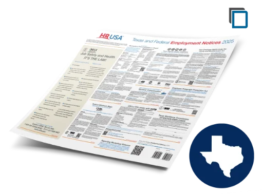 Picture of TX and Federal Labor Law Poster (ENG) Laminate