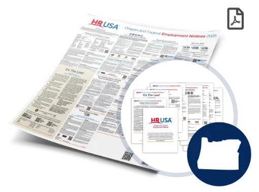 Picture of OR and Federal Labor Law Poster (ENG) Digital and Paper