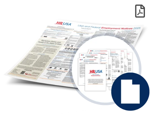 Picture of UT and Federal Labor Law Poster (ENG) Digital and Paper
