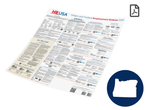 Picture of OR & Federal Labor Law Laminated Poster (ENG)