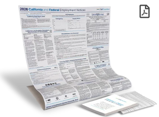 Picture of CA and Federal Labor Law Notices (ENG) Digital with Paper Poster