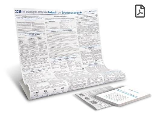 Picture of CA and Federal Labor Law Notices (SP) Digital with Paper Poster