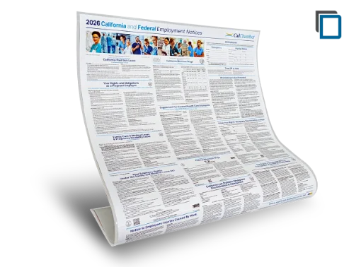 Picture of Health Care CA & Federal Laminated Poster (ENG)