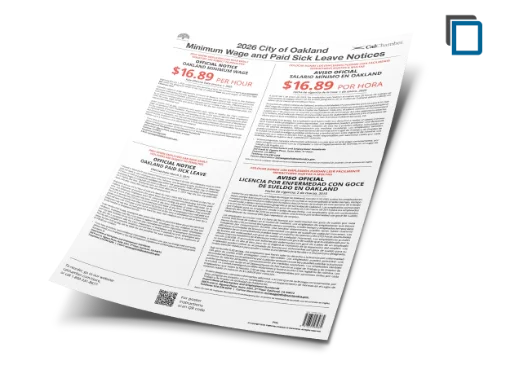 Picture of Oakland Labor Law Poster