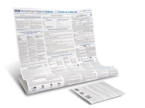 Picture of CA & Federal Labor Law Paper Poster (SP)