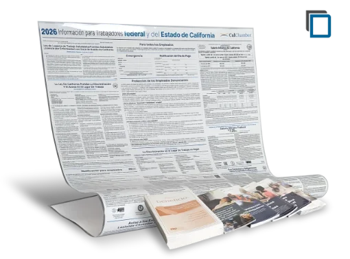 Picture of CA & Federal Required Notices (SP) Laminate Bundle