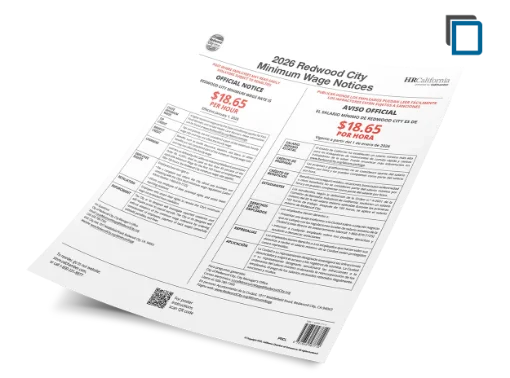 Picture of Redwood City Minimum Wage 