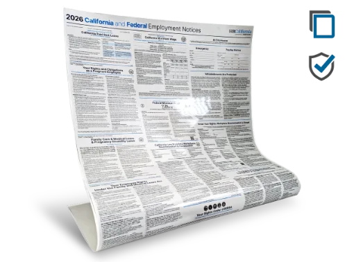 Picture of CA/Fed Labor Law (ENG) Poster Protect Laminate