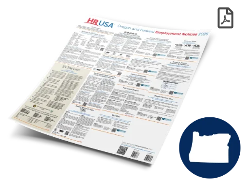 Picture of OR/Fed Labor Law (ENG) Laminated Poster 