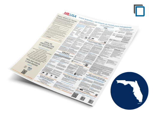 Picture of FL/Fed Labor Law (SP) Laminated Poster 