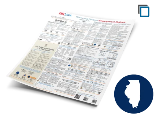 Picture of IL/Fed Labor Law (ENG) Laminated Poster 