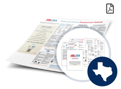 Picture of TX/Fed Labor Law (ENG) Digital & Paper Poster 